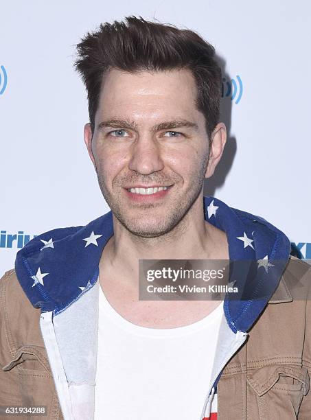 Singer Andy Grammer visits the Launch of 'Hits 1 in Hollywood' on SiriusXM Hits 1 at the SiriusXM Los Angeles Studios on January 17, 2017 in Los...