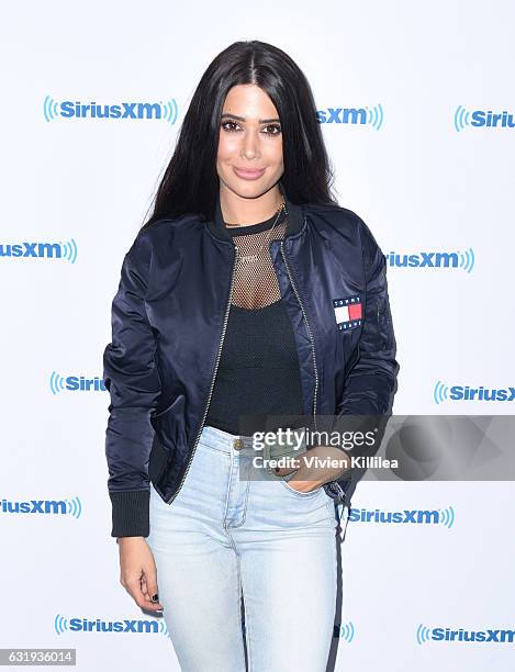 Singer and radio personality Symon hosts the Launch of 'Hits 1 in Hollywood' on SiriusXM Hits 1 at the SiriusXM Los Angeles Studios on January 17,...