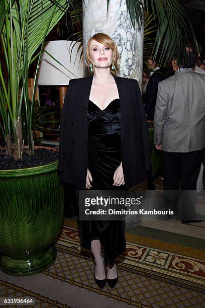 Actress Bryce Dallas Howard attends the The World Premiere Of "Gold" After Party hosted by TWC - Dimension with Popular Mechanics, The Palm Court &...