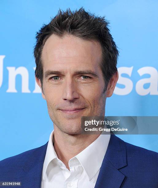 Actor Michael Vartan arrives at the 2017 NBCUniversal Winter Press Tour - Day 1 at Langham Hotel on January 17, 2017 in Pasadena, California.