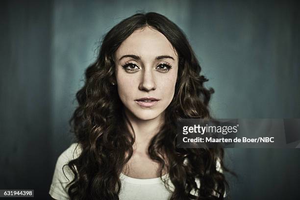 Actress Stella Maeve of 'The Magicians' poses for a portrait in the NBCUniversal Press Tour portrait studio at The Langham Huntington, Pasadena on...