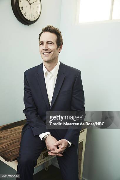 Actor Michael Vartan of 'The Arrangement' poses for a portrait in the NBCUniversal Press Tour portrait studio at The Langham Huntington, Pasadena on...
