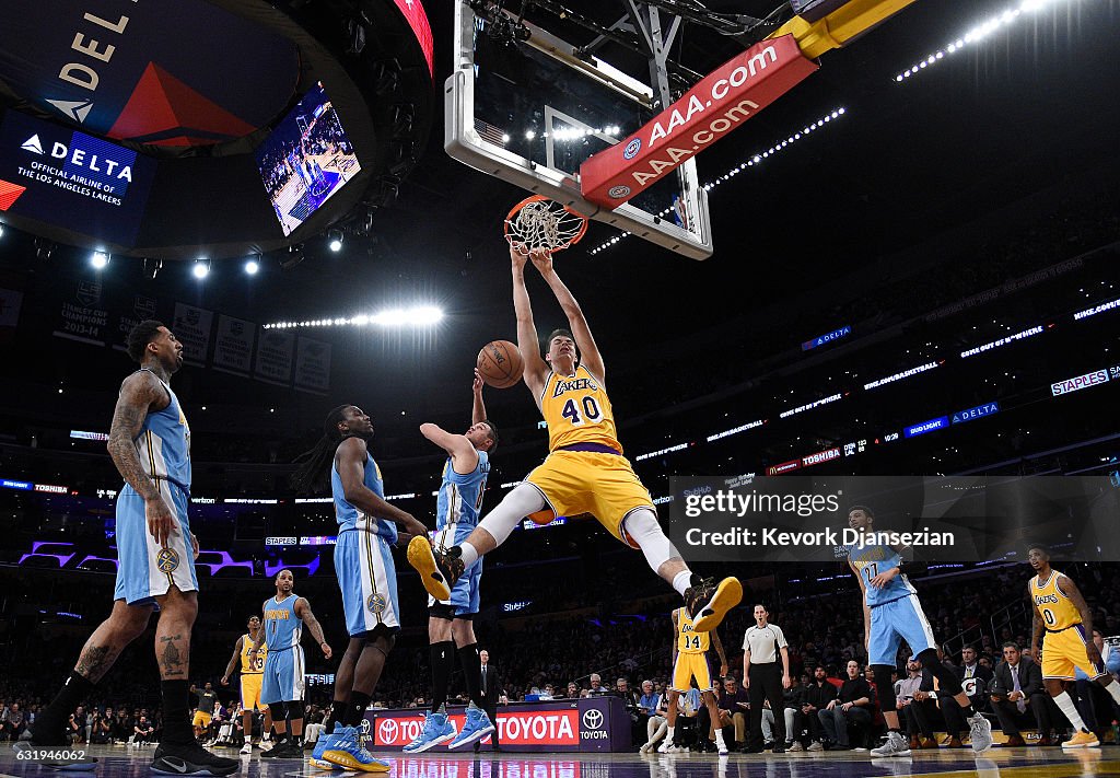 Denver Nuggets v Los Angeles Lakers