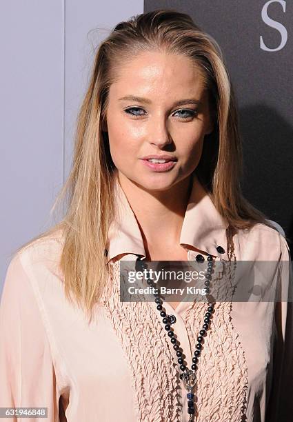 Actress Genevieve Morton attends the premiere of STX Entertainment's 'The Space Between Us' at ArcLight Hollywood on January 17, 2017 in Hollywood,...