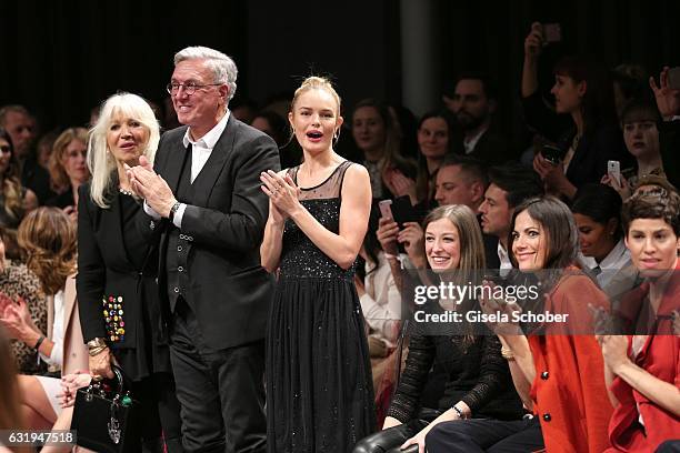 Ute Schlotterer and her husband Helmut Schlotterer, Founder and CEO of Marc Cain, Kate Bosworth, Alexandra Maria Lara, Bettina Zimmermann, Jasmin...