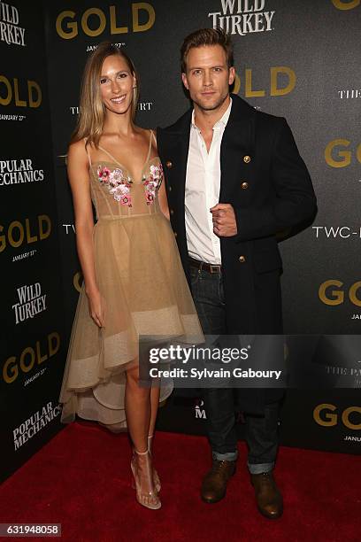 Candace Sodorsky and Maxwell Sodorsky attend TWC-Dimension with Popular Mechanics, The Palm Court & Wild Turkey Bourbon Host the Premiere of "Gold"...