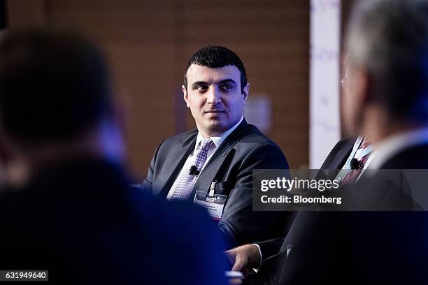 Taleh Kazimov, chief executive officer of Pasha Bank JSC, pauses during the Euromoney Central And Eastern European Forum, in Vienna, Austria, on...