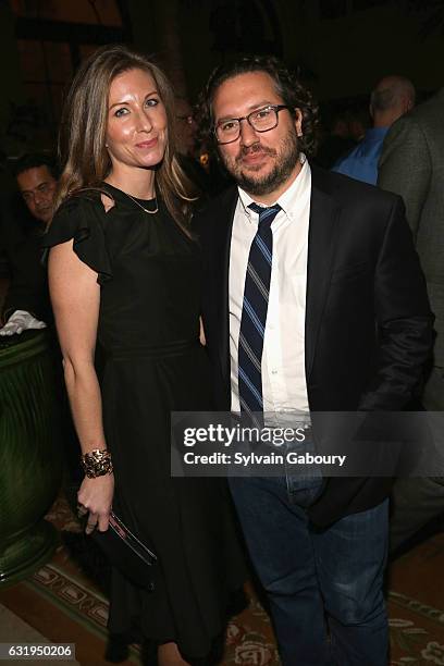 Ellen Schwarzman and Teddy Schwarzman attend TWC-Dimension with Popular Mechanics, The Palm Court & Wild Turkey Bourbon Host the After Party for...