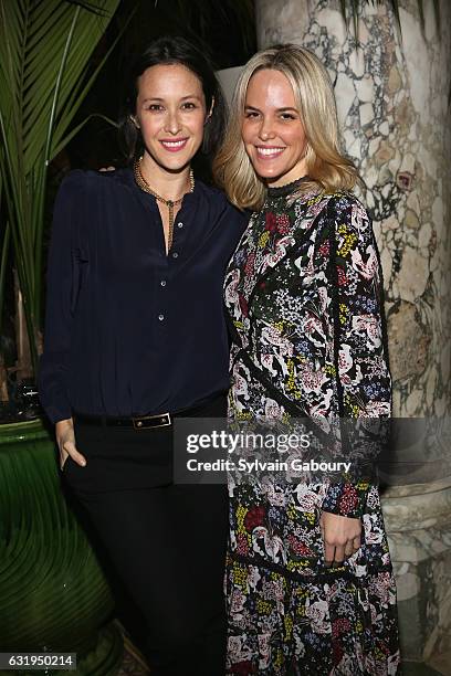 Natane Boudreau and Ali attends TWC-Dimension with Popular Mechanics, The Palm Court & Wild Turkey Bourbon Host the After Party for "Gold" at The...