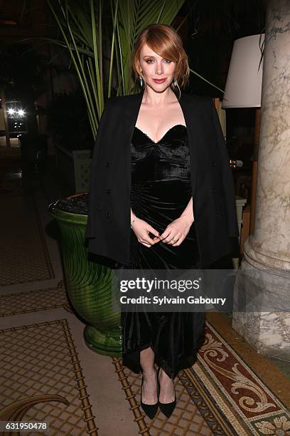 Bryce Dallas Howard attends TWC-Dimension with Popular Mechanics, The Palm Court & Wild Turkey Bourbon Host the After Party for "Gold" at The Palm...