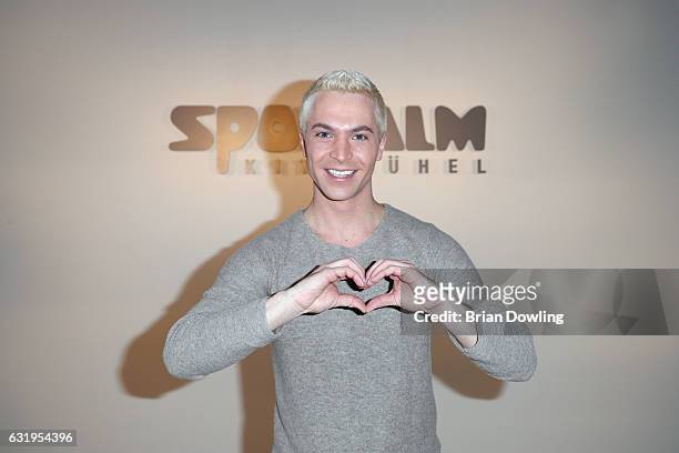 Julian David attends the Sportalm show during the Mercedes-Benz Fashion Week Berlin A/W 2017 at Kaufhaus Jandorf on January 18, 2017 in Berlin,...