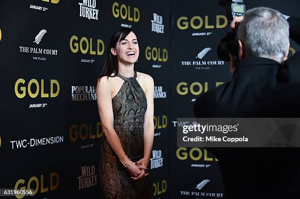 Actress Lena Hall attends The World Premiere of 'Gold' hosted by TWC - Dimension with Popular Mechanics, The Palm Court & Wild Turkey Bourbon at AMC...