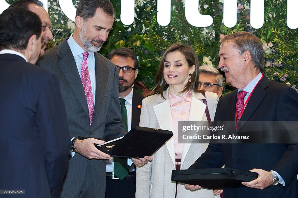 Spanish Royals Attend FITUR 2017