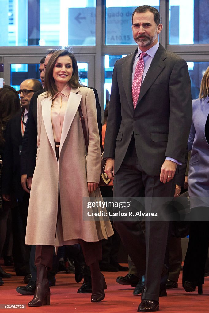 Spanish Royals Attend FITUR 2017