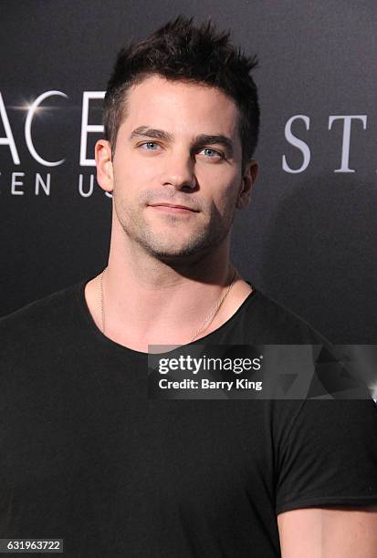 Actor Brant Daugherty attends the premiere of STX Entertainment's 'The Space Between Us' at ArcLight Hollywood on January 17, 2017 in Hollywood,...