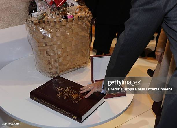 King Felipe VI of Spain attends FITUR International Tourism Fair opening at Ifema on January 18, 2017 in Madrid, Spain.