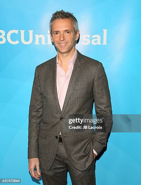 Jonathan Abrahams attends the 2017 NBCUniversal Winter Press Tour - Day 1 at Langham Hotel on January 17, 2017 in Pasadena, California.