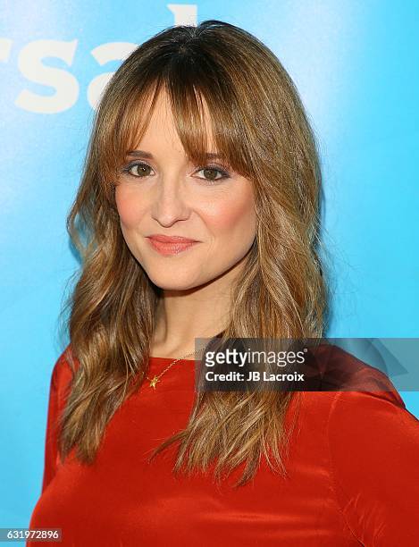Leah Wyar attends the 2017 NBCUniversal Winter Press Tour - Day 1 at Langham Hotel on January 17, 2017 in Pasadena, California.