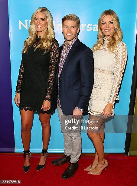 Lauren Wirkus, Kyle Cooke and Ashley Wirkus attend the 2017 NBCUniversal Winter Press Tour - Day 1 at Langham Hotel on January 17, 2017 in Pasadena,...