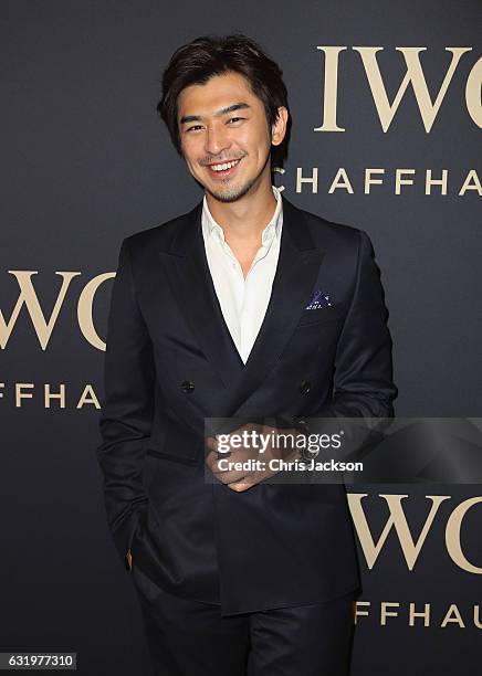 Chen Bolin attends the IWC Schaffhausen "Decoding the Beauty of Time" Gala Dinner during the launch of the Da Vinci Novelties from the Swiss luxury...