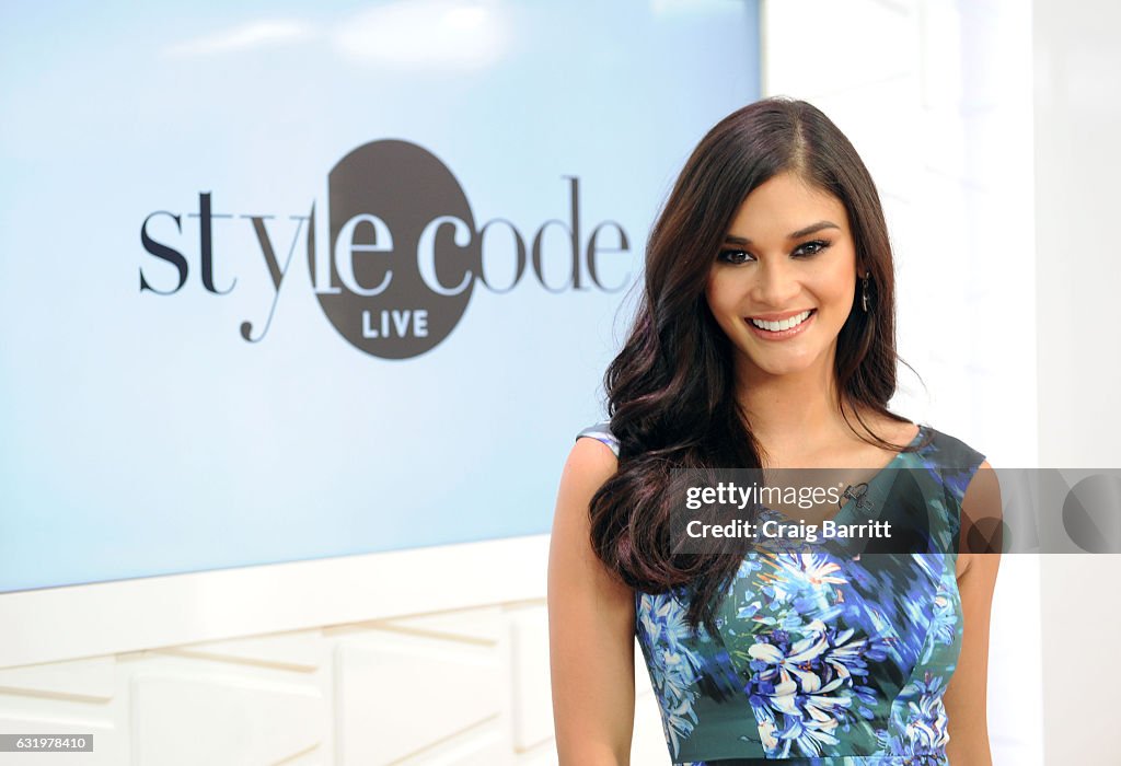 Miss Universe 2016 Pia Wurtzbach Appears On Amazon's Style Code Live