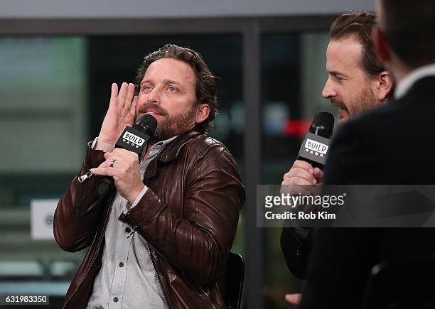 Rob Benedict and Richard Speight Jr. Discuss their new show, "The Kings Of Con" during the Build Series at Build Studio on January 18, 2017 in New...