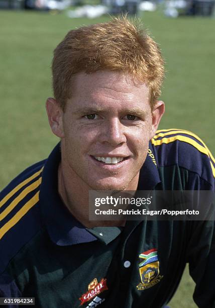 Shaun Pollock of South Africa at Lord's Cricket Ground, London, 11th May 1998.