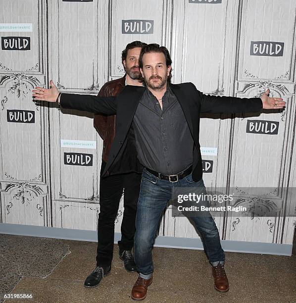 Actors Rob Benedict and Richard Speight Jr. Attends the Build series at Build Studio on January 18, 2017 in New York City.