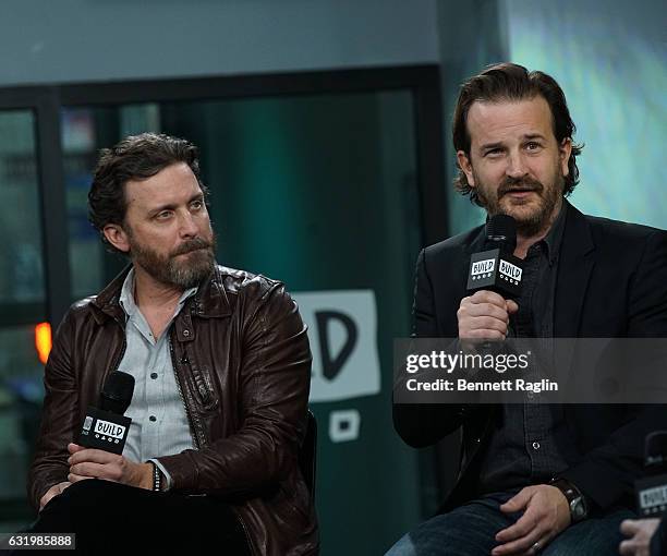 Actors Rob Benedict and Richard Speight Jr. Attends the Build series at Build Studio on January 18, 2017 in New York City.