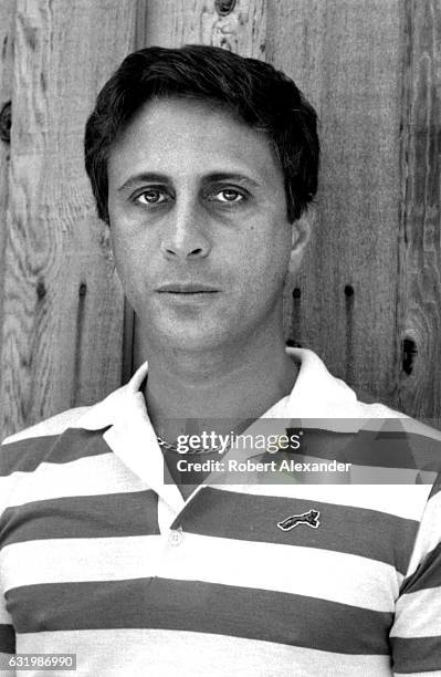 American classical music composer John Corligiano poses for a photograph during his 1983 residency at the Atlantic Center for the Arts in New Smyrna...