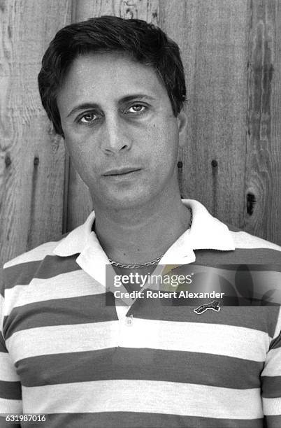 American classical music composer John Corligiano poses for a photograph during his 1983 residency at the Atlantic Center for the Arts in New Smyrna...