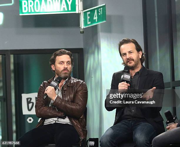 Rob Benedict and Richard Speight Jr. Attend Build Series Presents to discuss "The Kings Of Con" at Build Studio on January 18, 2017 in New York City.