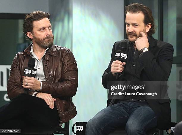 Rob Benedict and Richard Speight Jr. Attend Build Series Presents to discuss "The Kings Of Con" at Build Studio on January 18, 2017 in New York City.