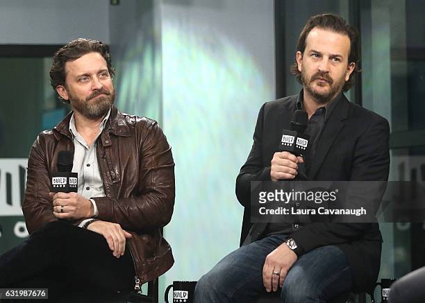 Rob Benedict and Richard Speight Jr. Attend Build Series Presents to discuss "The Kings Of Con" at Build Studio on January 18, 2017 in New York City.