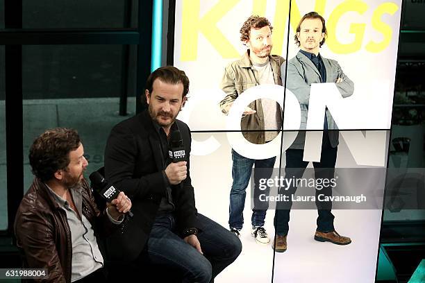 Rob Benedict and Richard Speight Jr. Attend Build Series Presents to discuss "The Kings Of Con" at Build Studio on January 18, 2017 in New York City.