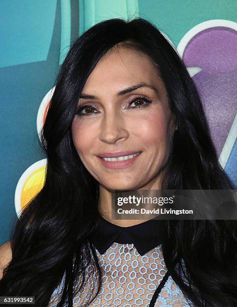 Actress Famke Janssen attends the 2017 NBCUniversal Winter Press Tour - Day 2 at the Langham Hotel on January 18, 2017 in Pasadena, California.