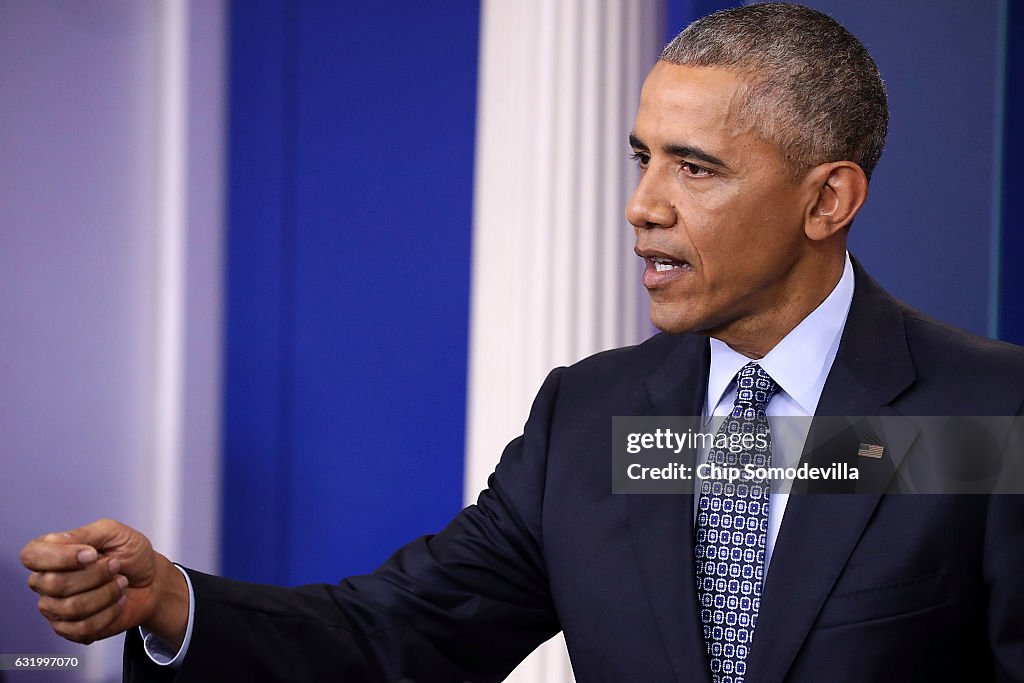 President Obama Holds Final News Conference At The White House