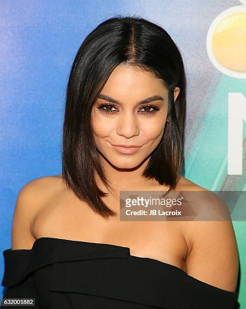 Vanessa Hudgens attends the 2017 NBCUniversal Winter Press Tour - Day 2 at Langham Hotel on January 18, 2017 in Pasadena, California.
