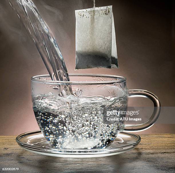 hot water tesbag - boiling steam stock pictures, royalty-free photos & images