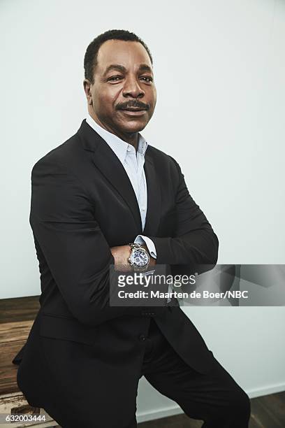 Actor Carl Weathers of 'Chicago Justice' poses for a portrait in the NBCUniversal Press Tour portrait studio at The Langham Huntington, Pasadena on...