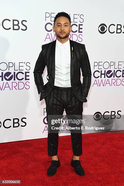 Actor Tahj Mowry attends the People's Choice Awards 2017 at Microsoft Theater on January 18, 2017 in Los Angeles, California.