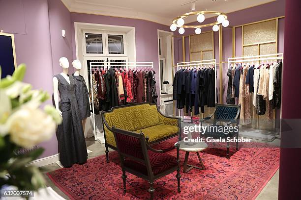 General view during the Talbot Runhof boutique opening at Schlueterstrasse on January 18, 2017 in Berlin, Germany.