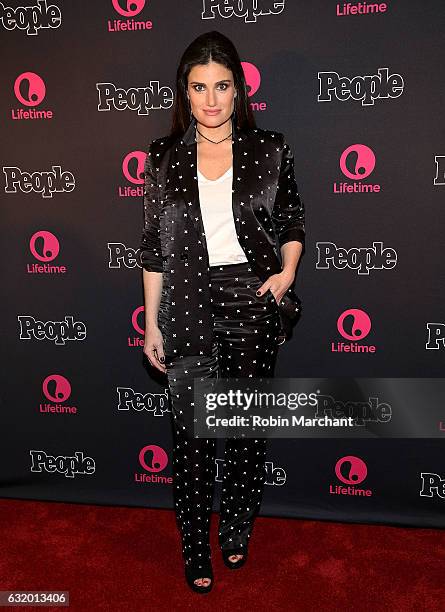 Idina Menzel attends Lifetime's "Beaches" New York Screening at AMC Empire 25 theater on January 18, 2017 in New York City.