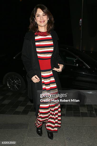 Olga Kurylenko attending The Fall Magazine Launch Party on January 18, 2017 in London, England.