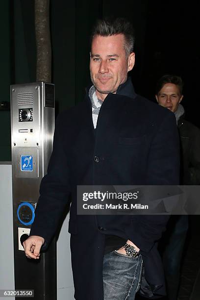 Tim Vincent attending The Fall Magazine Launch Party on January 18, 2017 in London, England.