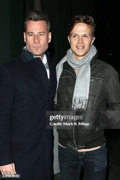 Tim Vincent attending The Fall Magazine Launch Party on January 18, 2017 in London, England.