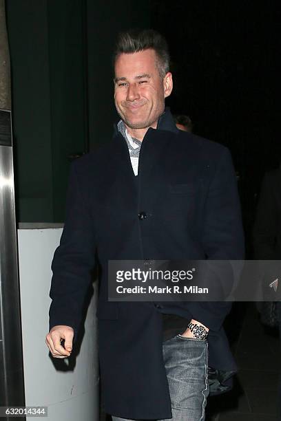 Tim Vincent attending The Fall Magazine Launch Party on January 18, 2017 in London, England.