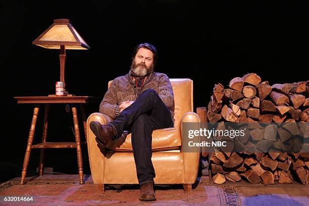 Episode 0605 -- Pictured: Actor Nick Offerman during Suggestion Box on January 18, 2017 --