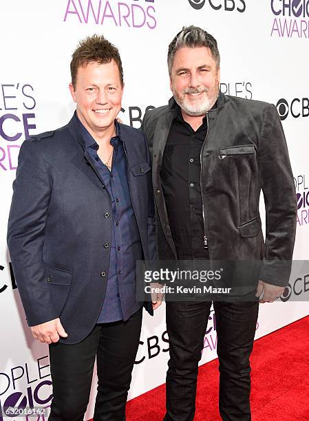 Musicians Dean Sams and Michael Britt attend the People's Choice Awards 2017 at Microsoft Theater on January 18, 2017 in Los Angeles, California.