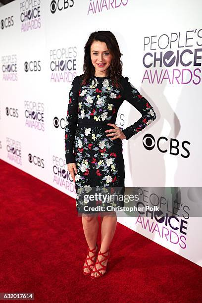 Actress Caterina Scorsone attends the People's Choice Awards 2017 at Microsoft Theater on January 18, 2017 in Los Angeles, California.